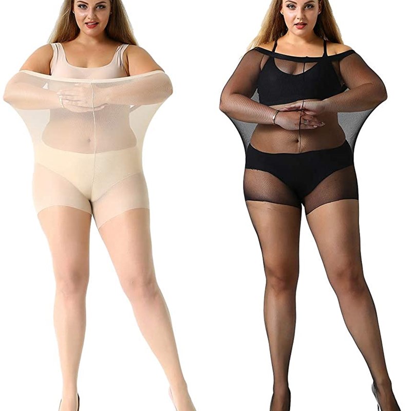 Women's Plus Size Pantyhose Control Top Pantyhose High Waist-图0