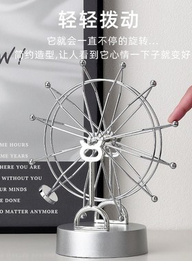 简约现代客厅电视柜酒柜装饰品摆件创意旋转摩天轮办公室桌面现货