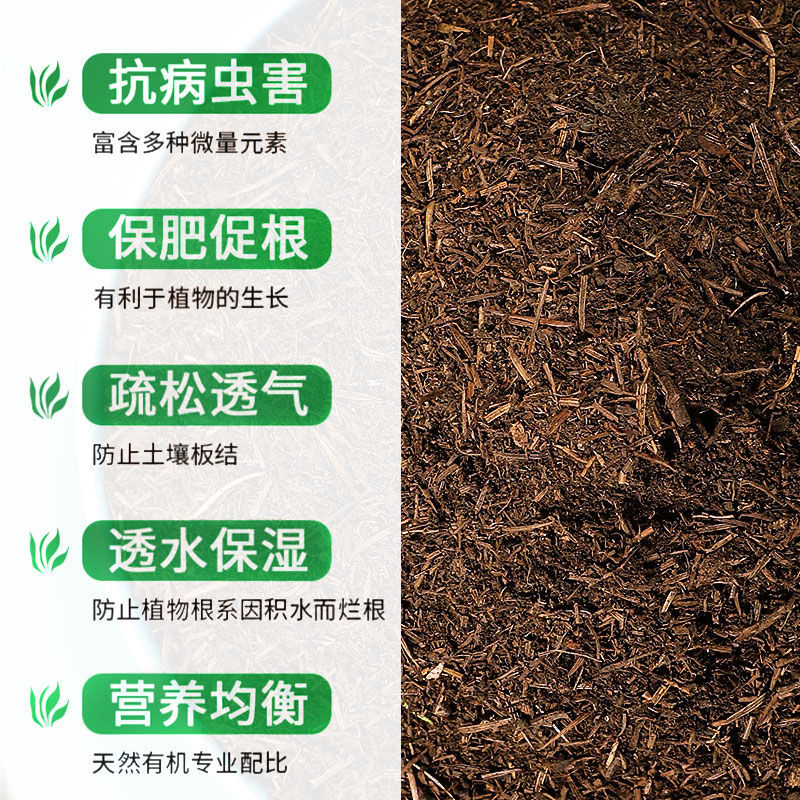腐熟松针腐殖土腐叶土多肉绿萝营养土种菜通用黑土种花土壤泥炭土-图2
