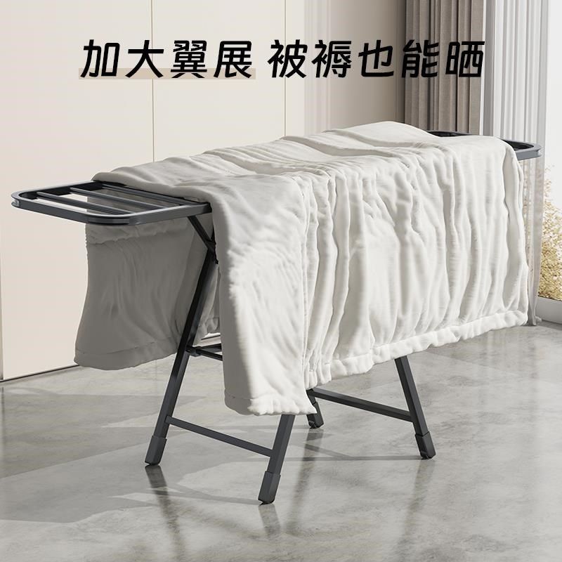 折叠晾衣架落地家用卧室阳台晒衣架室内婴儿凉晒挂衣杆晒被子,淘宝优惠券,粉丝福利购,淘宝优惠卷