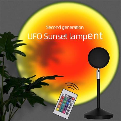 新品USB RGB Sunset Projection Lamp LED Night Light Remote - 图3