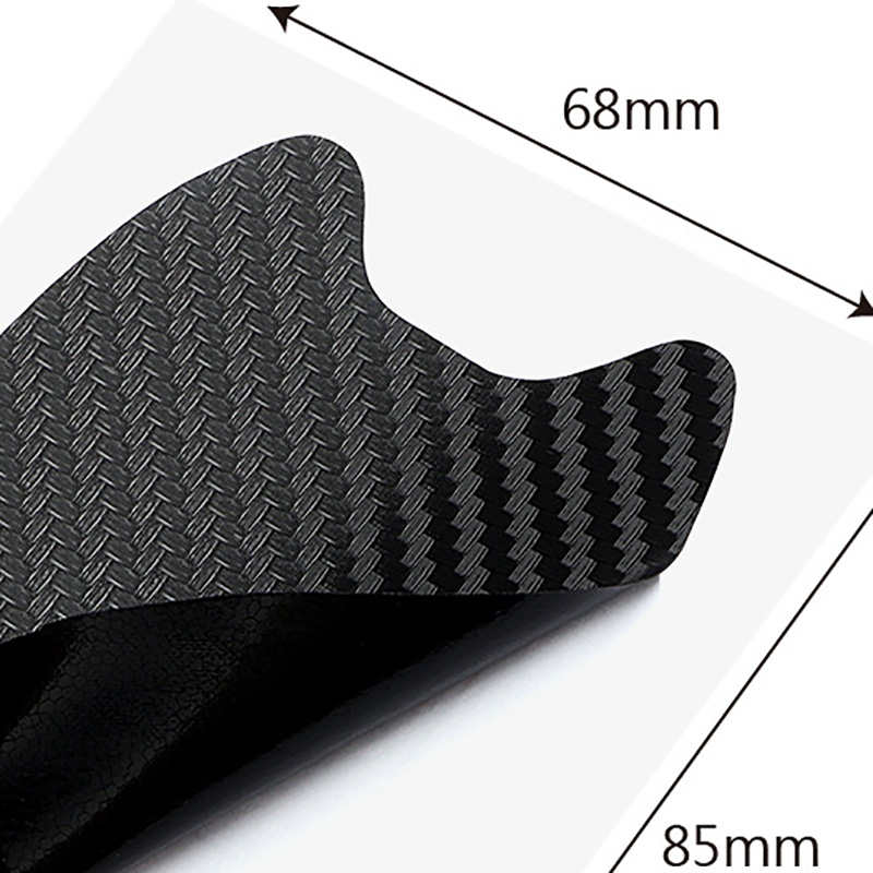 推荐4pcs/Set Carbon Fiber Texture Car Door Handle Cup Scratc - 图2