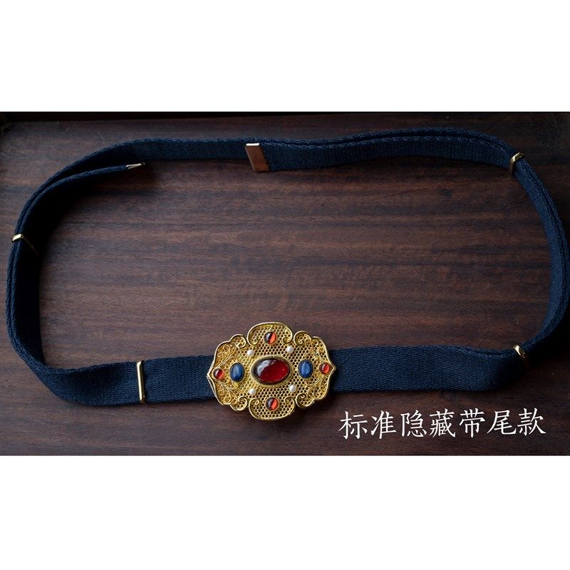 惜物国风 明制汉服配饰配件腰带腰绳卷云纹款三台绦环绦带,淘宝优惠券,粉丝福利购,淘宝优惠卷