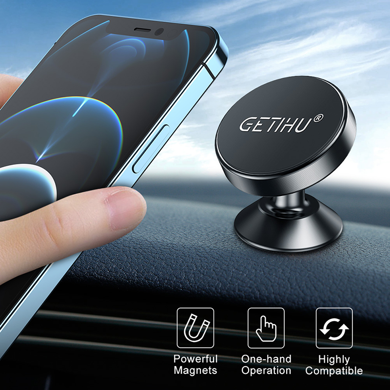 极速GETIHU Magnetic Car Phone Holder Magnet Mount Mobile Cel