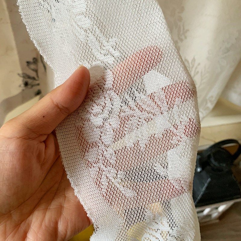 法式美式纱布一体双层窗帘遮光布魔术贴蕾丝飘窗阳台客厅书房厨房,淘宝优惠券,粉丝福利购,淘宝优惠卷