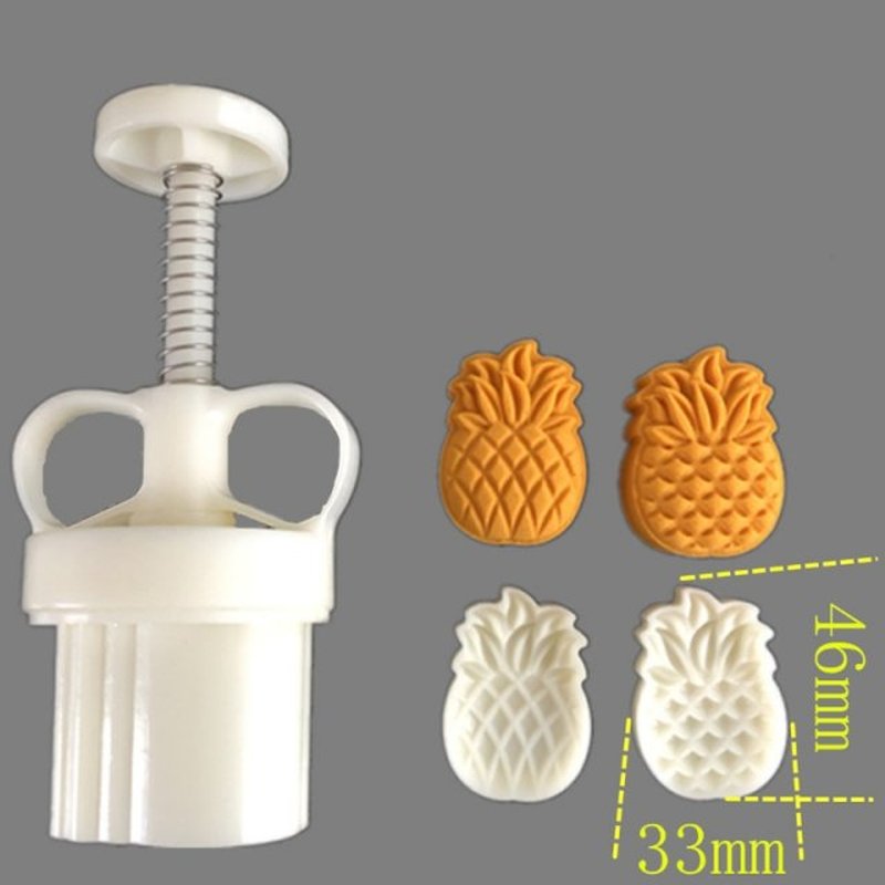 Pineapplef Mooncake Mold 25/125g Cake Cookie Mould Cutter Mi - 图0