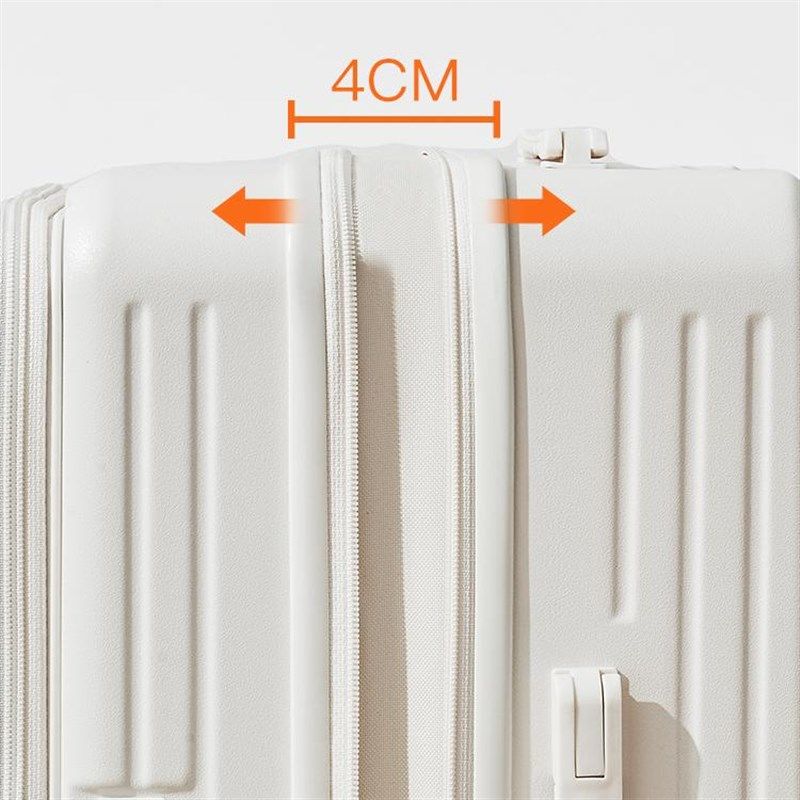 侧开口行李箱2024新款女大容量可扩展PC拉杆箱20寸登机箱结实耐用,淘宝优惠券,粉丝福利购,淘宝优惠卷