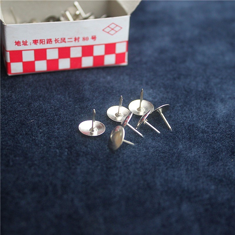 极速85pcs/box high quality metal thumb tack Office Supplies-图1