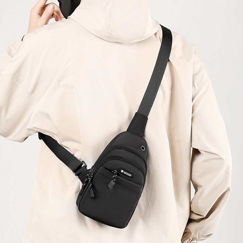 男士胸包迷你小背包时尚简约手机包休闲单肩小包包牛津布斜挎包男,淘宝优惠券,粉丝福利购,淘宝优惠卷