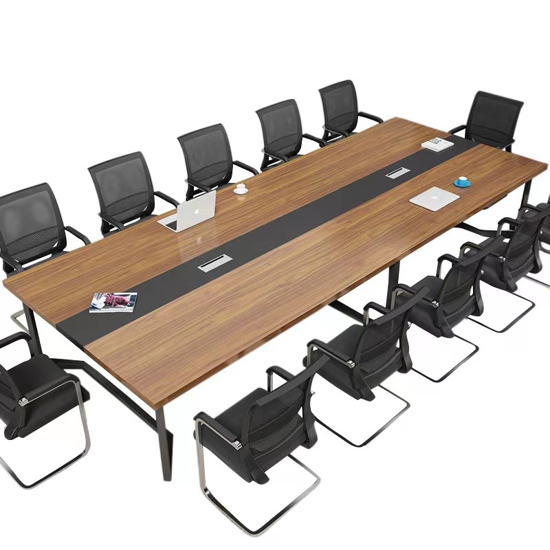 会议桌长桌条简约现代桌椅组合接待工作台洽谈培训大型办公室家具