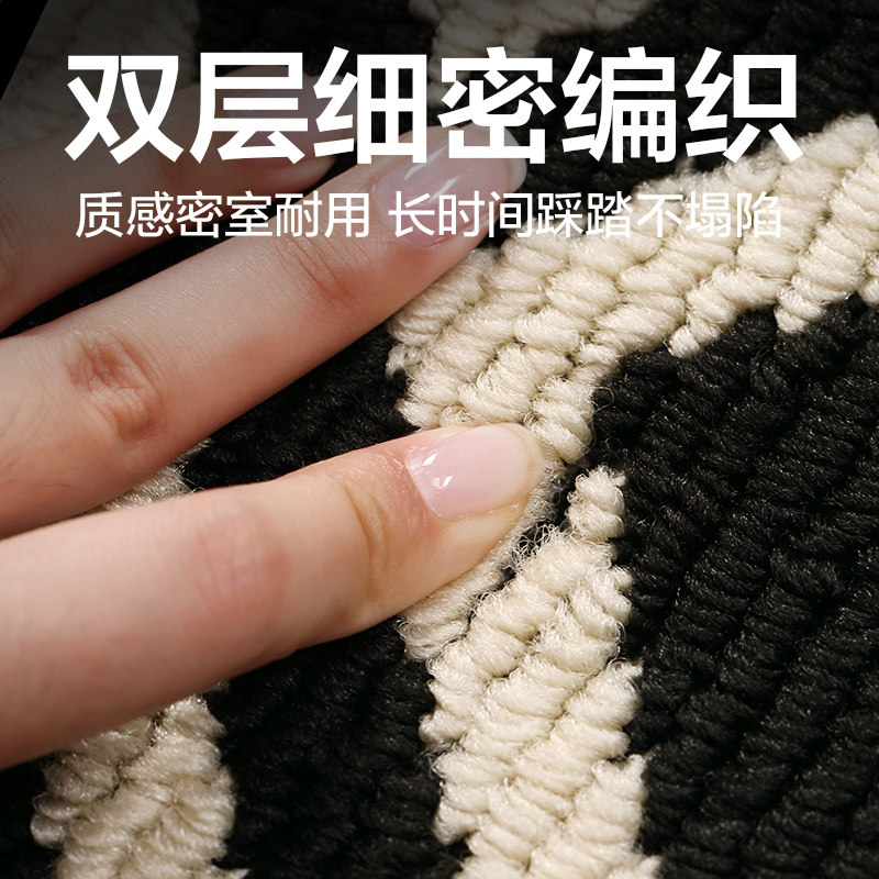 棋盘格入户地垫进门门口脚垫家用大门门垫子除尘耐磨耐脏玄关地毯,淘宝优惠券,粉丝福利购,淘宝优惠卷