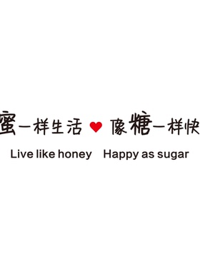 创意奶茶咖啡店墙面n装饰品蛋糕甜品店背景客厅卧室墙面贴纸画自