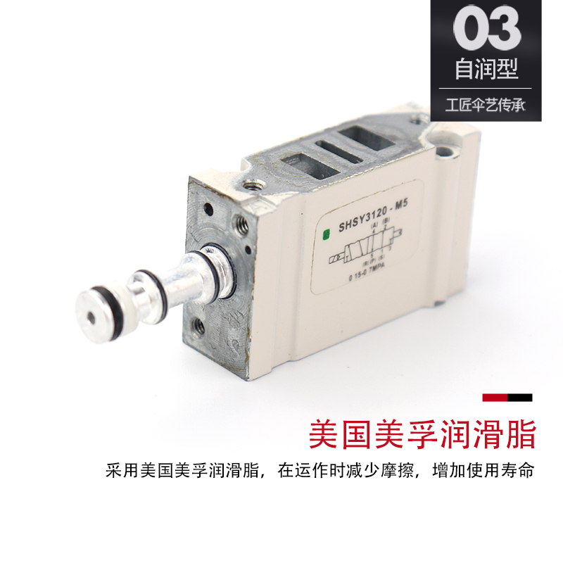 气动电磁控制阀SY5120-01-02小型SY5220/3N120/7120/3220-图0