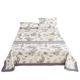 Class A thickened old coarse cloth sheets o single piece 100 cotton student dormitory single double bed single pillowcase three-piece set