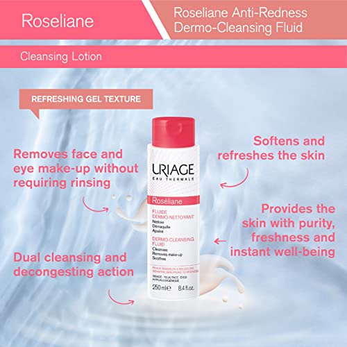 极速URIAGE Roseliane Anti-Redness Dermo-Cleansing Fluid 8.4-图0