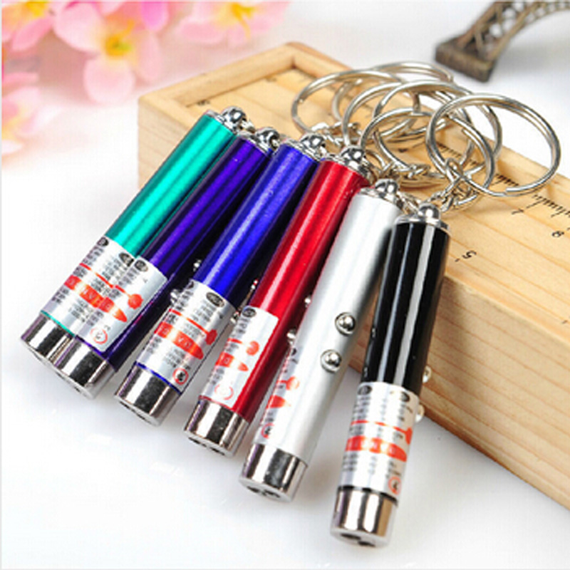 ser funny cat stick NPe Cool 2 In1 Red LaPser eointwr Pen-图1