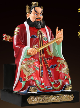 厂家直销龙虎山张天师神像 张道陵佛 树脂摆件供奉坐虎骑虎12