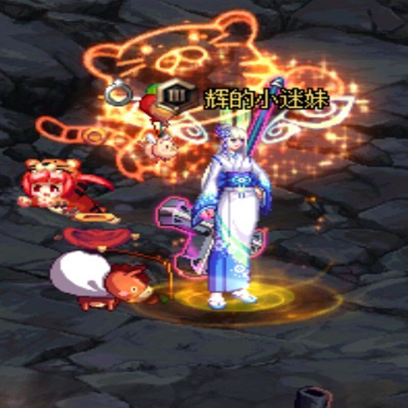 dnf光环dnf虎虎生威手办限定宠物肥鯮/井盖宠物中选择获得1个虎年光环1