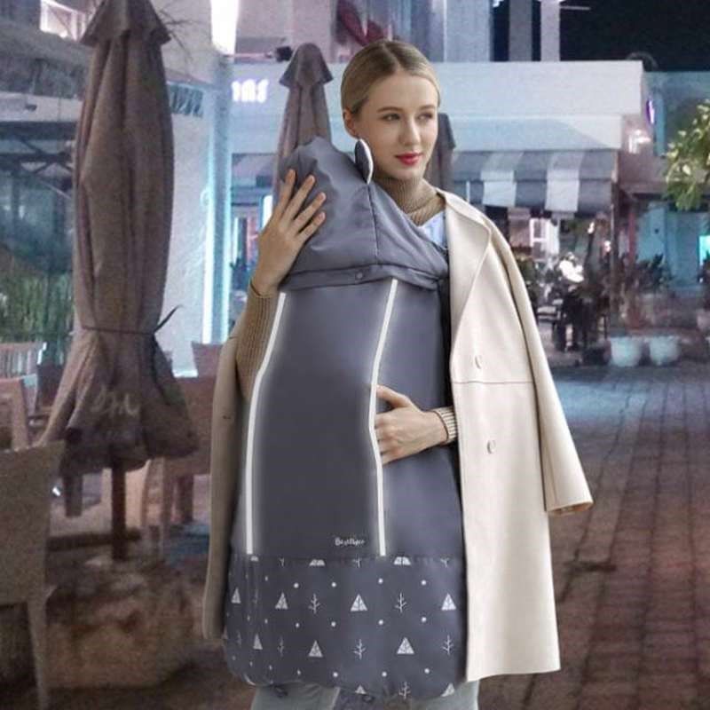 新款背孩子神器后背婴儿背带前抱式冬季新生儿抱被防风雨披风斗篷,淘宝优惠券,粉丝福利购,淘宝优惠卷