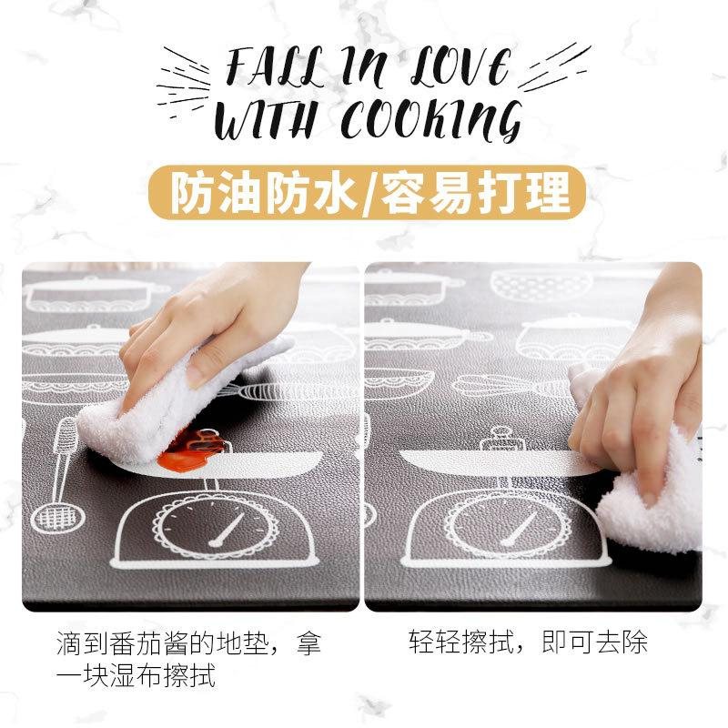 新品Cartoon strip non-slip floor mat for kitchen floor carpe - 图1