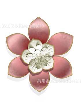 创意北欧b铁艺客厅沙发背景墙壁装饰彩绘墙壁挂饰创意仿真花
