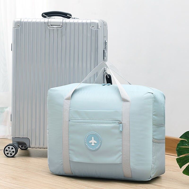 旅行手提包大容量可折叠行李洗漱包出差拉杆箱待产收纳包袋浅蓝,淘宝优惠券,粉丝福利购,淘宝优惠卷