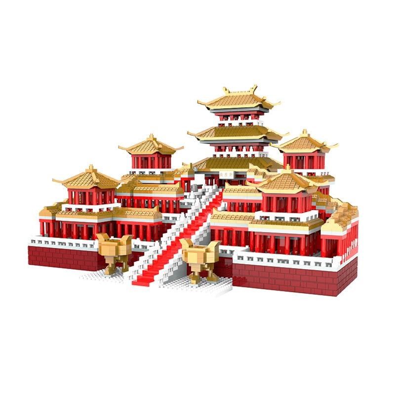 8803阿房宫积木中国风高难度拼装微颗粒建筑立体模型拼插益智玩具,淘宝优惠券,粉丝福利购,淘宝优惠卷