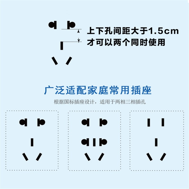 插座保护套宝关宝儿防插座保护A盖开童防触电插板插孔安全塞堵孔 - 图2