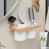 Toilet Toothbrush Toothpaste J Comb rack Free to punch wall-mounted bathroom washstand Wash Table Containing Silo Log Cream