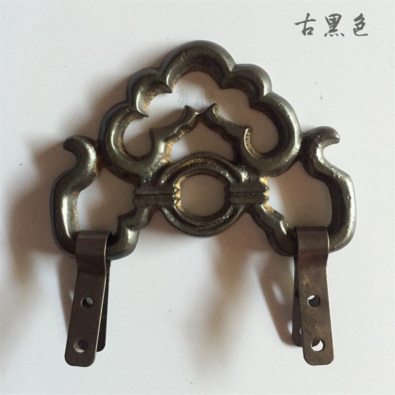 仿古纯铜画框挂钩铜画钩挂画钩牌匾挂扣明清仿古十字绣挂钩铜挂钩