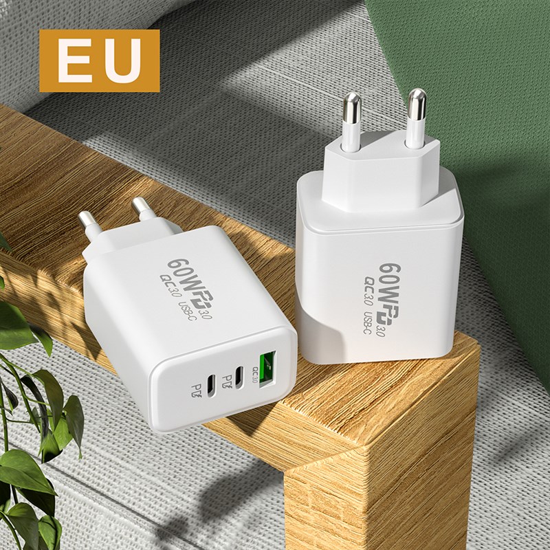 极速Olaf PD 60W USB C Charger Fast Charging Type C Charger - 图2