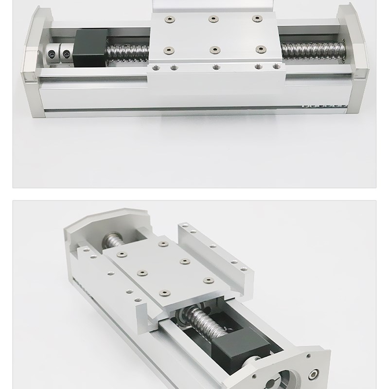 极速胜锐全密封防尘模组精密滚珠丝杆滑台双直线导轨电动手动工作 - 图2