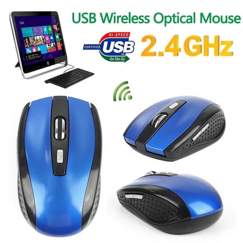 推荐USB Wireless mouse 1600DPI Adjustable USB 3.0 Receiver O - 图0