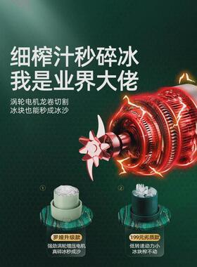 便携式小型榨汁机迷你无线多功能充电式汁渣分离家用学生宿舍婴儿