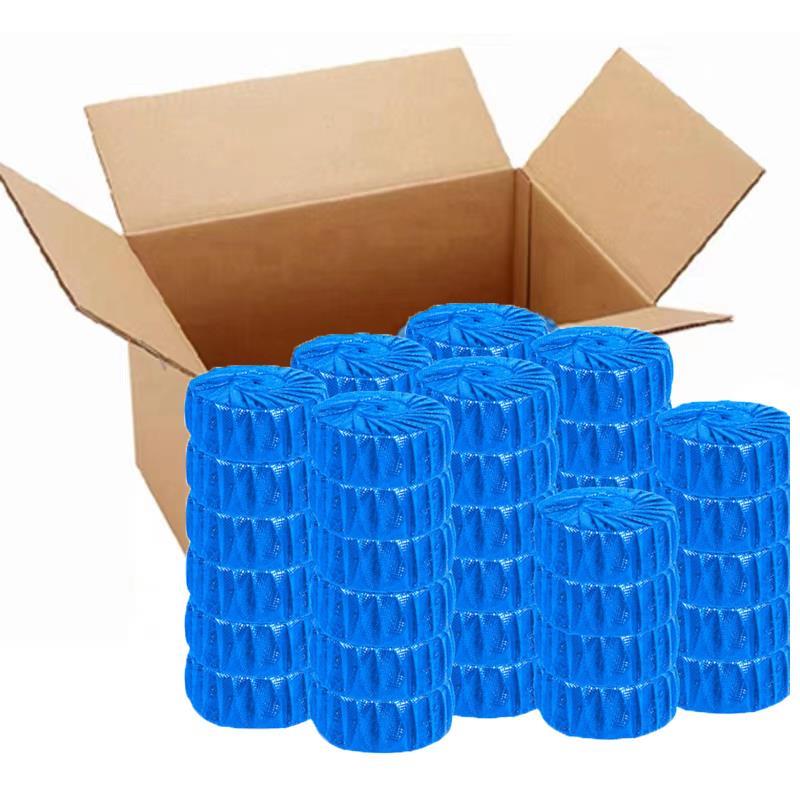 推荐60pcs Blue Bubble Automatic Toilet Cleaner Tablet Blocks-图3