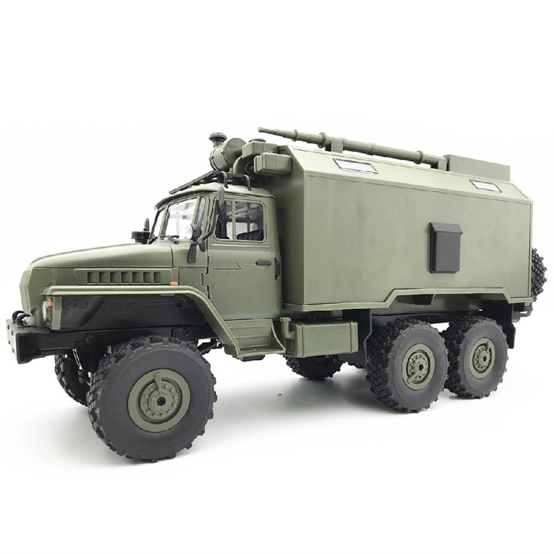 速发WPL B36 Ural 1/16 2.4G 6WD Rc Car Military Truck Rock Cr - 图1