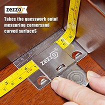 Zezzzo? Measuring Tape Clip Stainless Steel Miter Track Tape