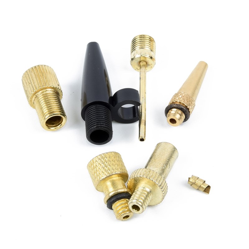 6 Pieces Valve Adapter Bicycle Air Pump Nozzle Sporting Bal - 图3