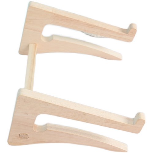 木质笔记本电脑增高支架散热悬空托架桌面便携式立式升高台垫高 - 图3