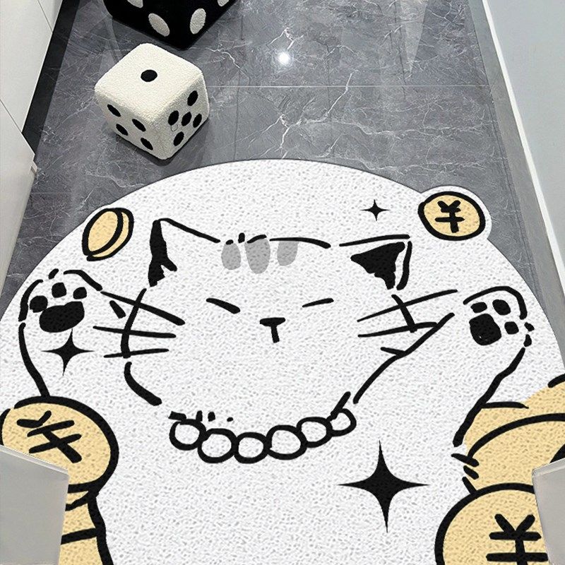 卡通入户门地垫可裁剪耐脏丝圈进门脚垫家用玄关门口地毯入户门垫,淘宝优惠券,粉丝福利购,淘宝优惠卷