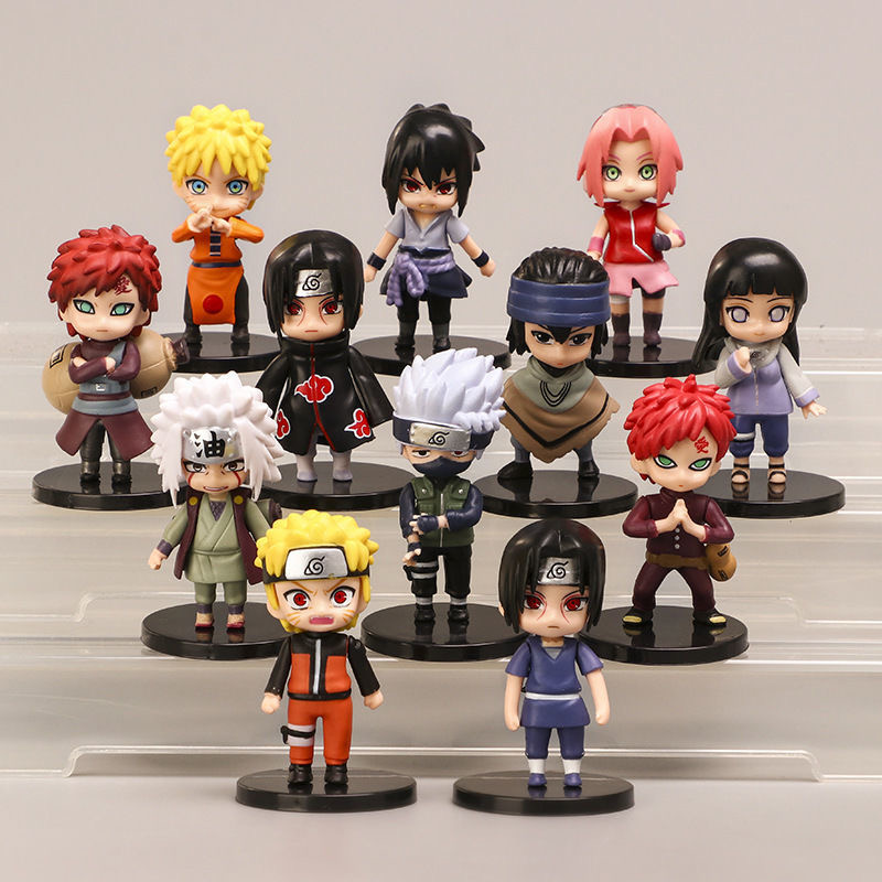 速发12pcs/set Naruto Anime?Shippuden Hinata Sasuke Itachi K-图0