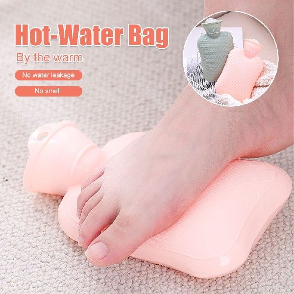 推荐500ML Hot Water Bottle PVC Leakproof Hot Water Injection - 图0