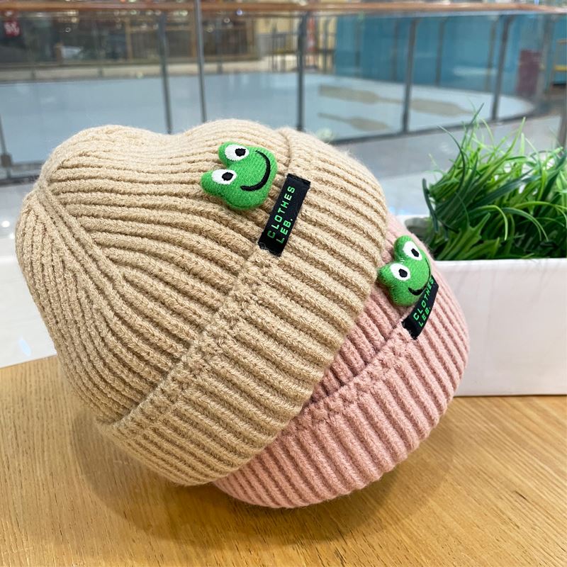 网红2023 Frog Hat Beanies Bonnet Hats for Women Men Beanie - 图2