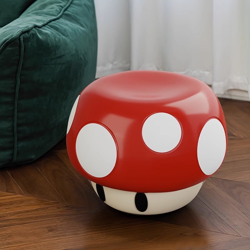 Creative mushroom living room floor-standing ornaments home entrance door shoe-changing stool entrance shoe-wearing stool living room sofa on sale