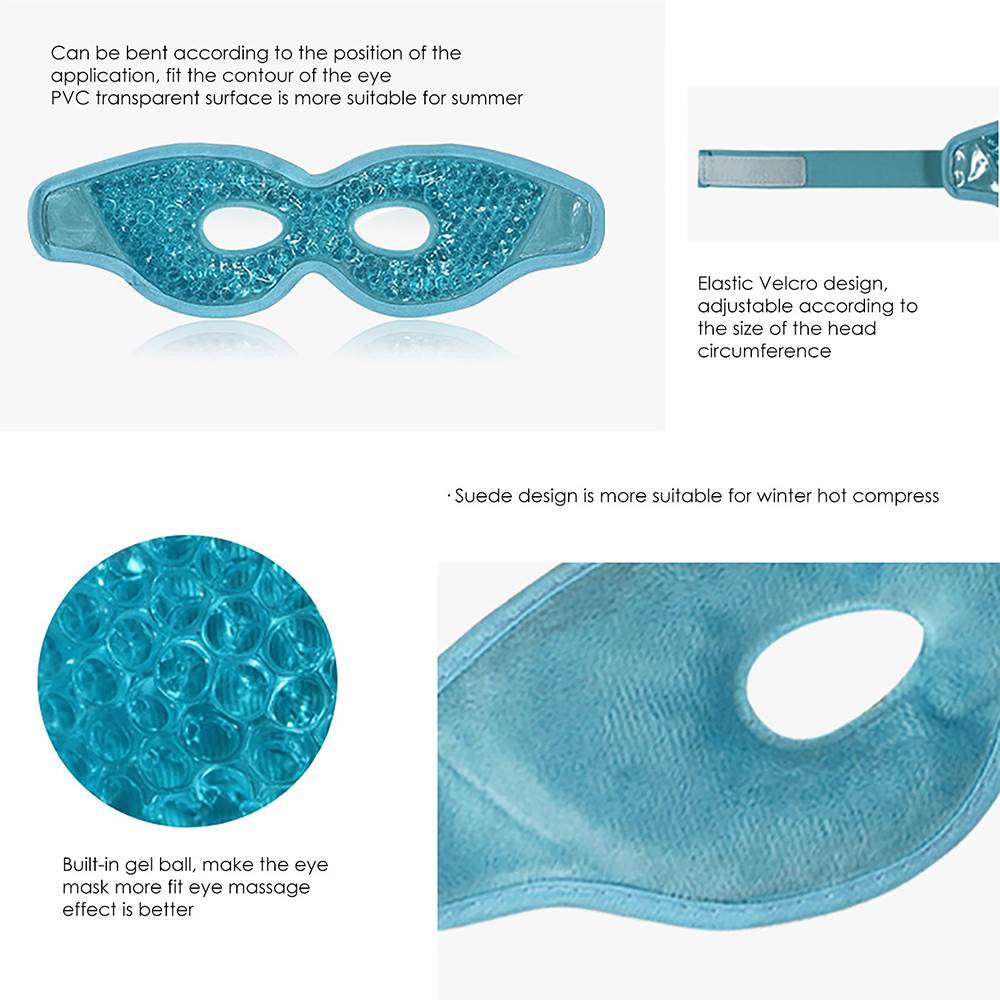 网红Eye Mask Gel Cooling Eye Sleep Mask Ice Cold Compress Pu - 图2