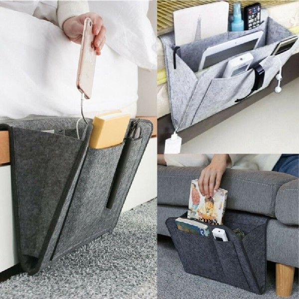 速发2022 hot date felt bedside pocket Caddy storage organize-图2