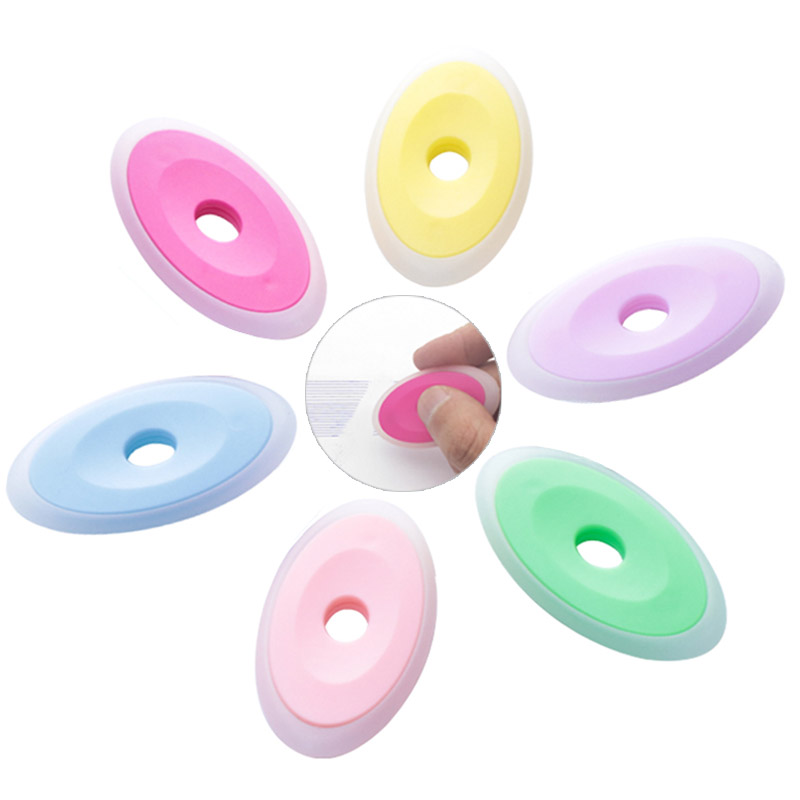 速发6 pcs/set Special Rubber for Erasable Pen Colored Oval - 图1