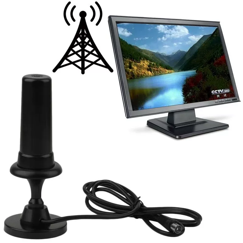 Свободный просмотр Эфирная ТВ-антенна цифровой Wi-Fi беспроводная антенна 36 dB 36dBi