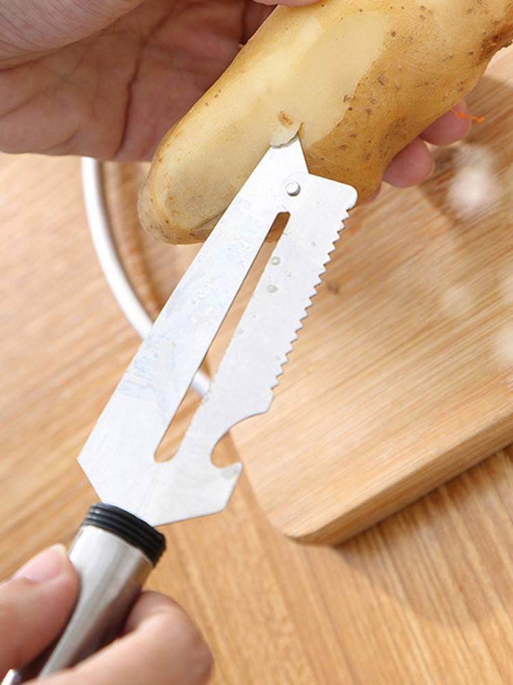 stainless steel paring knife Fruit Jand vegetable peeler - 图3