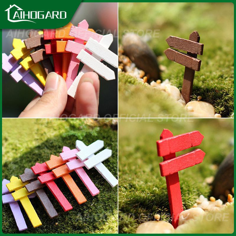 lorful Cute Mini DoqY Fence GGidebIard uardening Props Fe - 图2